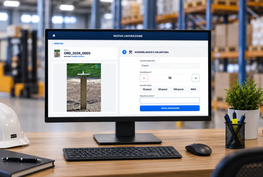 Sviluppo software industriale per magazzino. Cospro Torino e Italia.